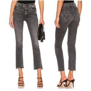 MOTHER  | High Waist Rascal Ankle Step Fray Jeans Size 25